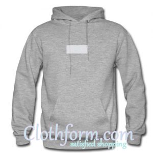 White Rectangle Hoodie