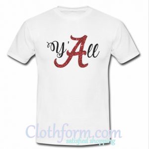 Y'all Alabama Crimson T-Shirt
