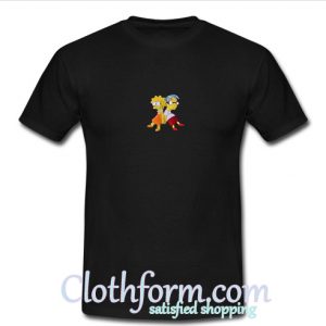 Lisa Simpson and Milhouse Cute T Shirt