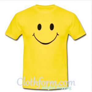 Smile Emoji Face T Shirt