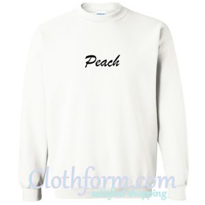 Peach Sweatshirt At