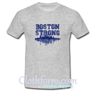 Boston Strong Distressed T-Shirt At