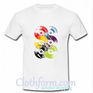 Colorful Disc T-Shirt At