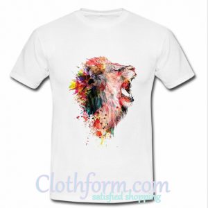 Lion head unisex t shirt At