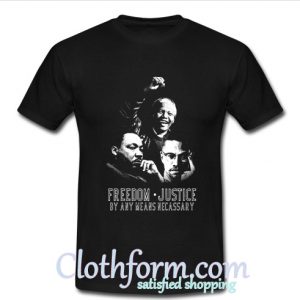 Mandela Martin Luther King Malcolm X T shirt At