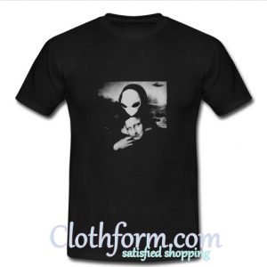 Alien Mona Lisa T shirt At