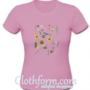 Floral Flower T Shirt At