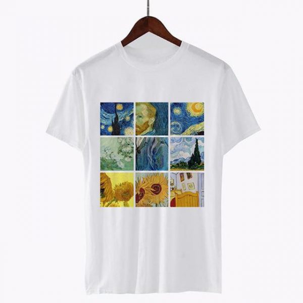 Van Gogh Painting Print T Shirt ST02