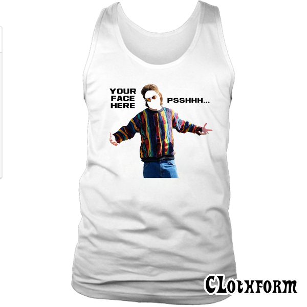 PSH PSHHH CUSTOM Face Ed Bassmaster Funny Tank Top TW