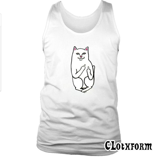 RIP N DIP Nermal Cat Middle Finger Tank-top TW