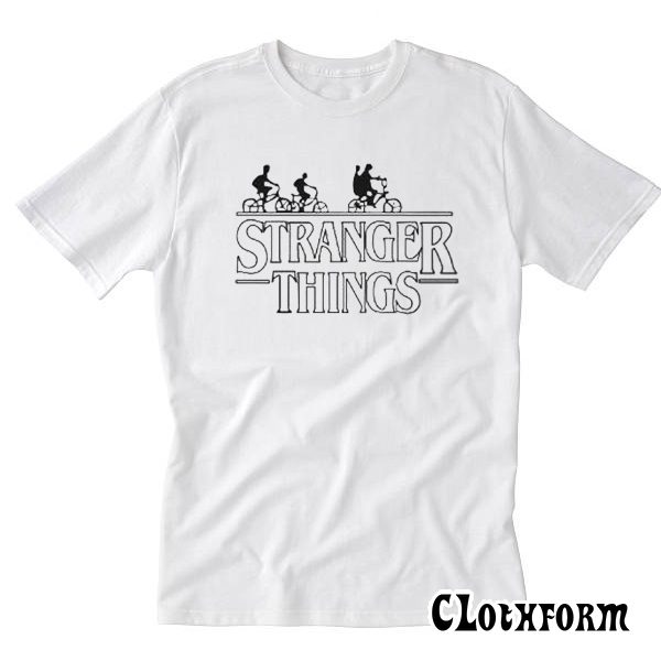 Stranger Things Pink T Shirt TW