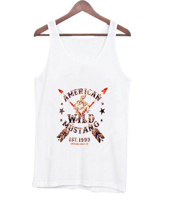 American Wild Mustang Est 1999 Tank Top At