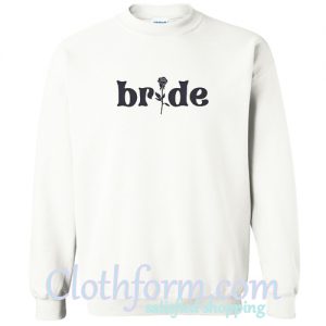 Flower Bride Sweatshirt At