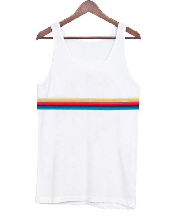 Rainbow Line Tank Top At