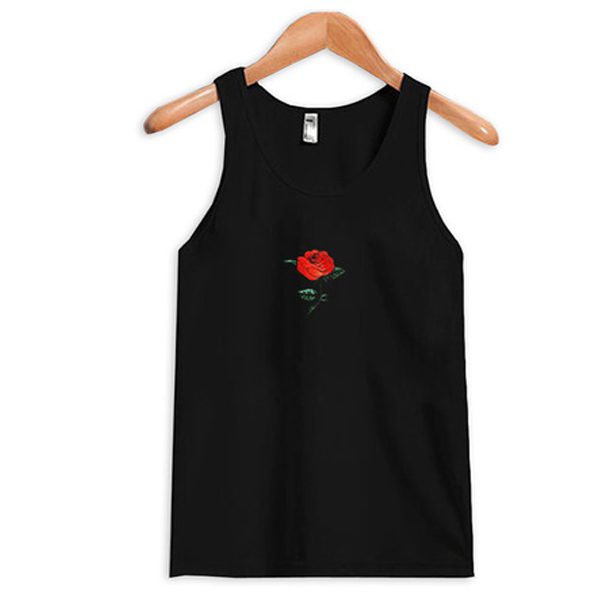 Red Rose Tank Top At