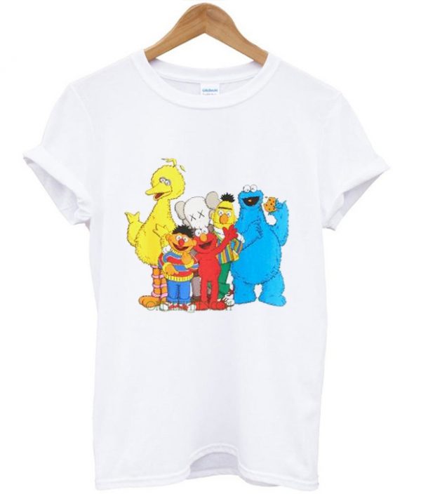 Sesame Street Big Bird Ernie Elmo Bert Cookie Monster T Shirt ST02