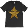 Star Darth Vader Gold Glitter T Shirt ST02
