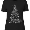 Teezee Snowflake Christmas T Shirt ST02