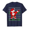 Trending Dabbing Santa Claus Ugly T Shirt ST02