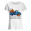 Truck pumpkin Country roads take me home T Shirt ST02