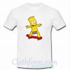 bart simpsons skateboard t shirt At