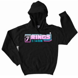 Ariana Grande 7 Rings Logo Hoodie