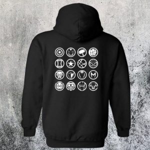 Avengers Heroes Icon Back Hoodie