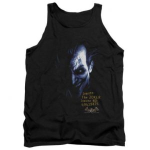 Batman Arkham Joker Adult Tank Top