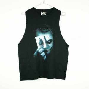 Batman Joker Black muscle tee Tank Top