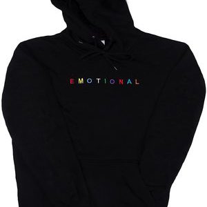 Black Emotional Hoodie