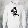 Black and White Marshmello Hoodie