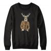 Christmas Deer Hipster Style Sweatshirt