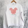 Damski Mickey Mouse Hearts Sweatshirt