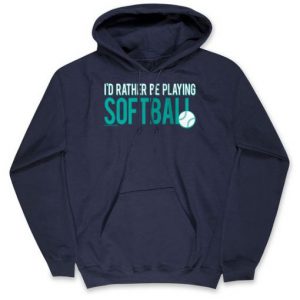 Playing Softball Hoodie