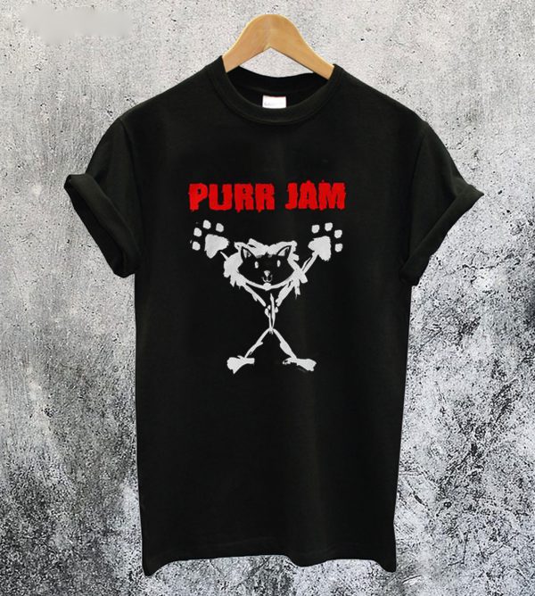 Purr Jam Cat Parody T-Shirt