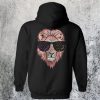 Sun Glasses Cat Back Hoodie