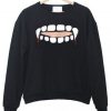 Vampire Teeth Sweatshirt