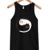 Yin Yang Love Eyes Cat Tanktop