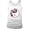 Yin yang flowery tank top