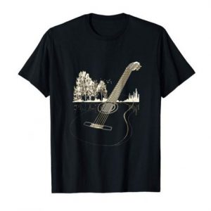 Acoustic Guitar in Nature T-Shirt