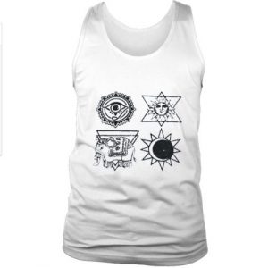 Ancient religion symbol tank top