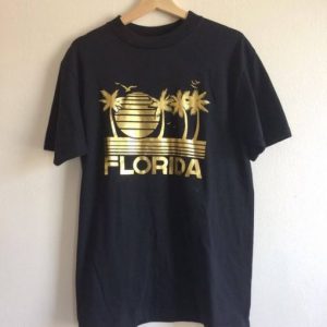 Delta Florida Gold Foil Vintage T-Shirt