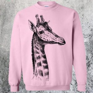 Giraffe Fleece Sweatshirt