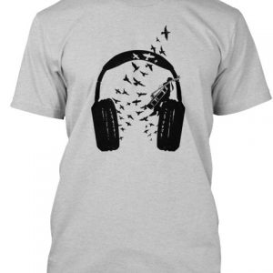 Headphone music Double bass T-shirt