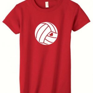 Heart Love Volleyball T-Shirt