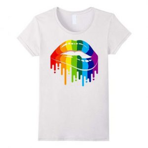 Hot Kiss Lips Gay T-SHIRT