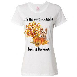 Its the most wonderful time of the year Yorkie T Shirt ST02