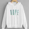 Letter Embroidered Hoodie