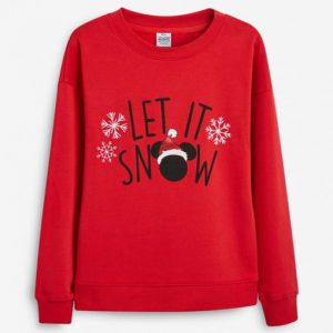 Mickey Let It Snow Christmas Sweatshirt