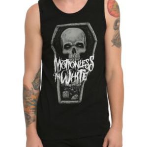 Motionless In White Skull Coffin Tank Top